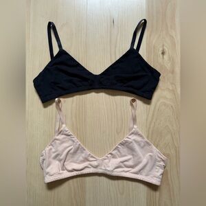 Bundle of Two Eberjay Pima Stretch Cotton Bralettes